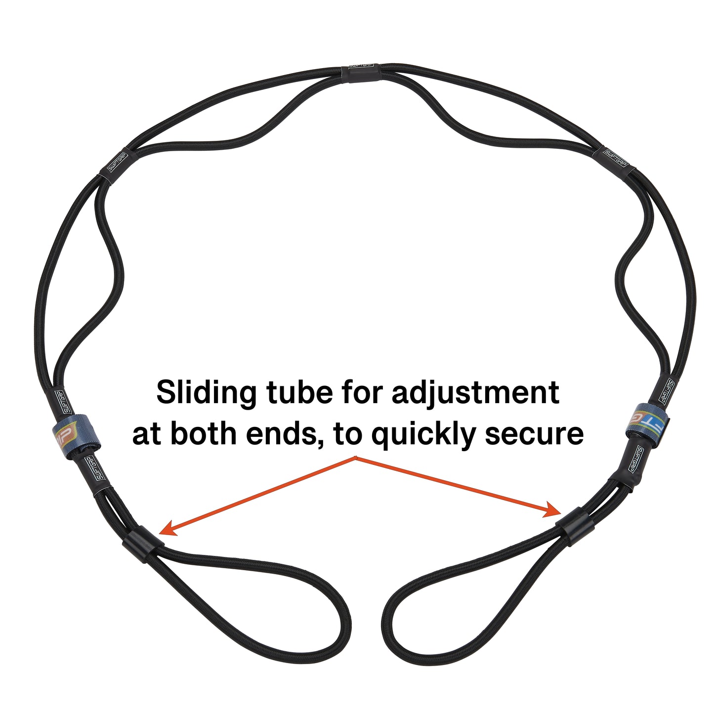 (2) Heavy Duty 5 Foot Adjustable Bungee Dock Lines for Boats & More.