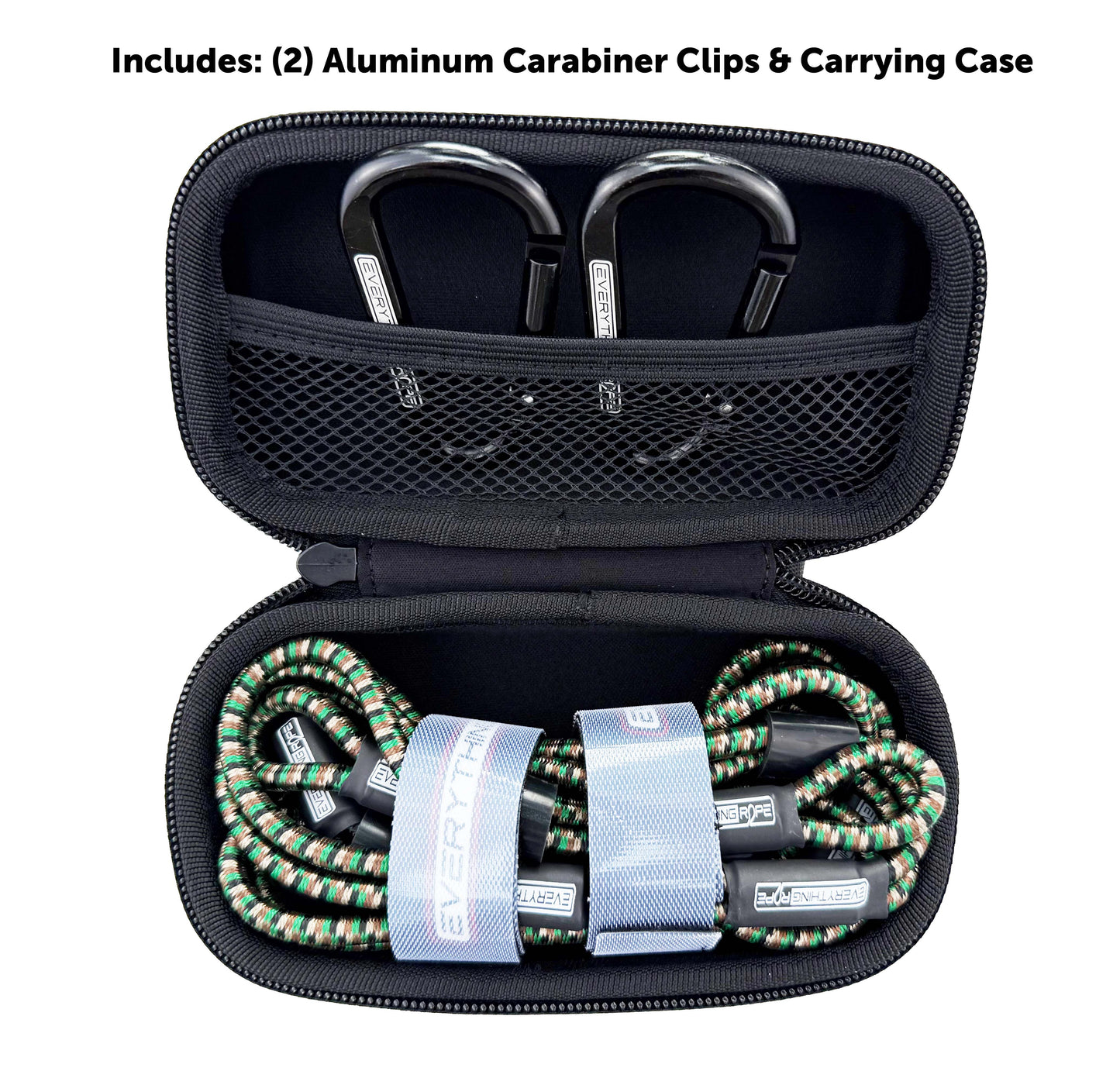 (Camouflage) Everything Rope Multi Use Bungee Cord, These 5' Adjustable Bungee Cords are the last tie down you will ever need. Always the perfect length.